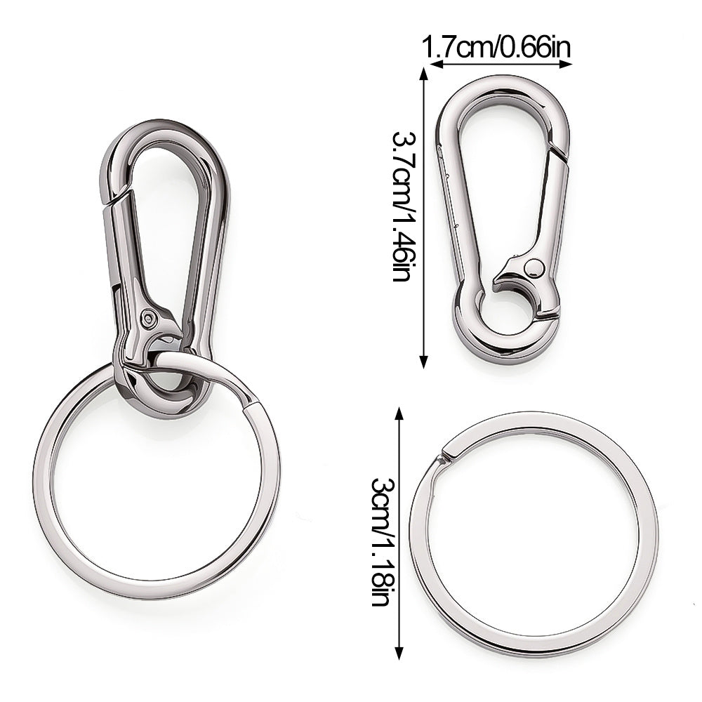 Zinc Alloy Metal Keychain Set