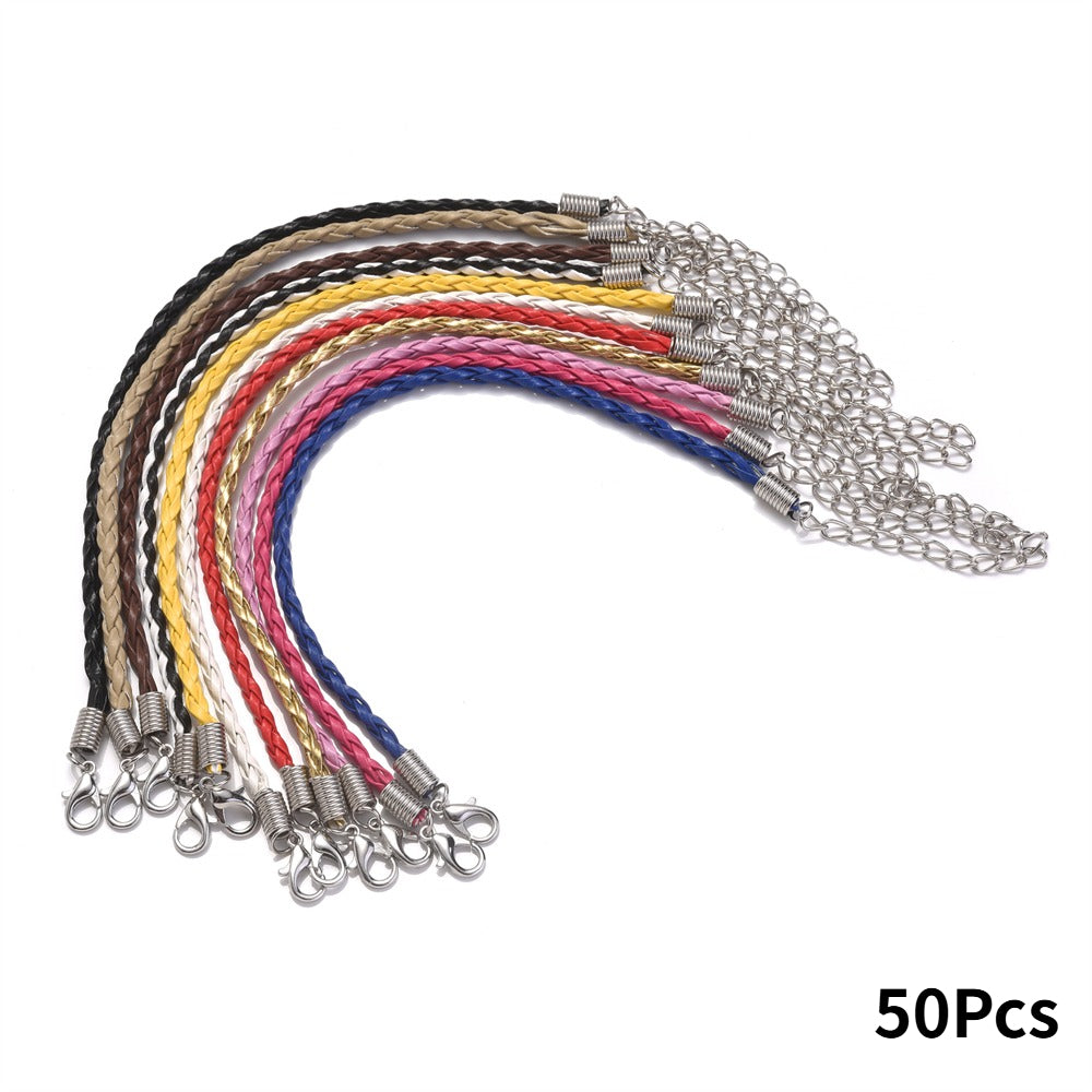 3 mm Polyester Twist Jewelry Cord with Clasps