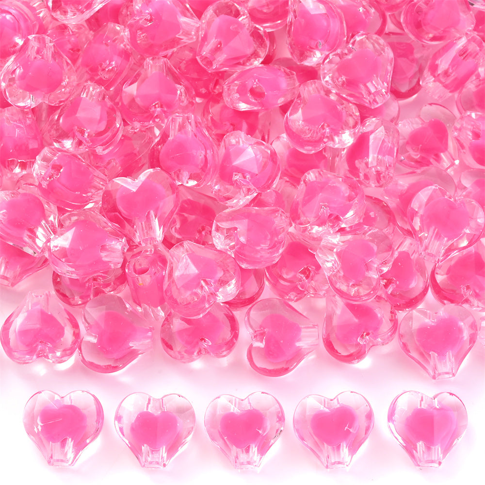 Acrylic Sweet Love AB Beads