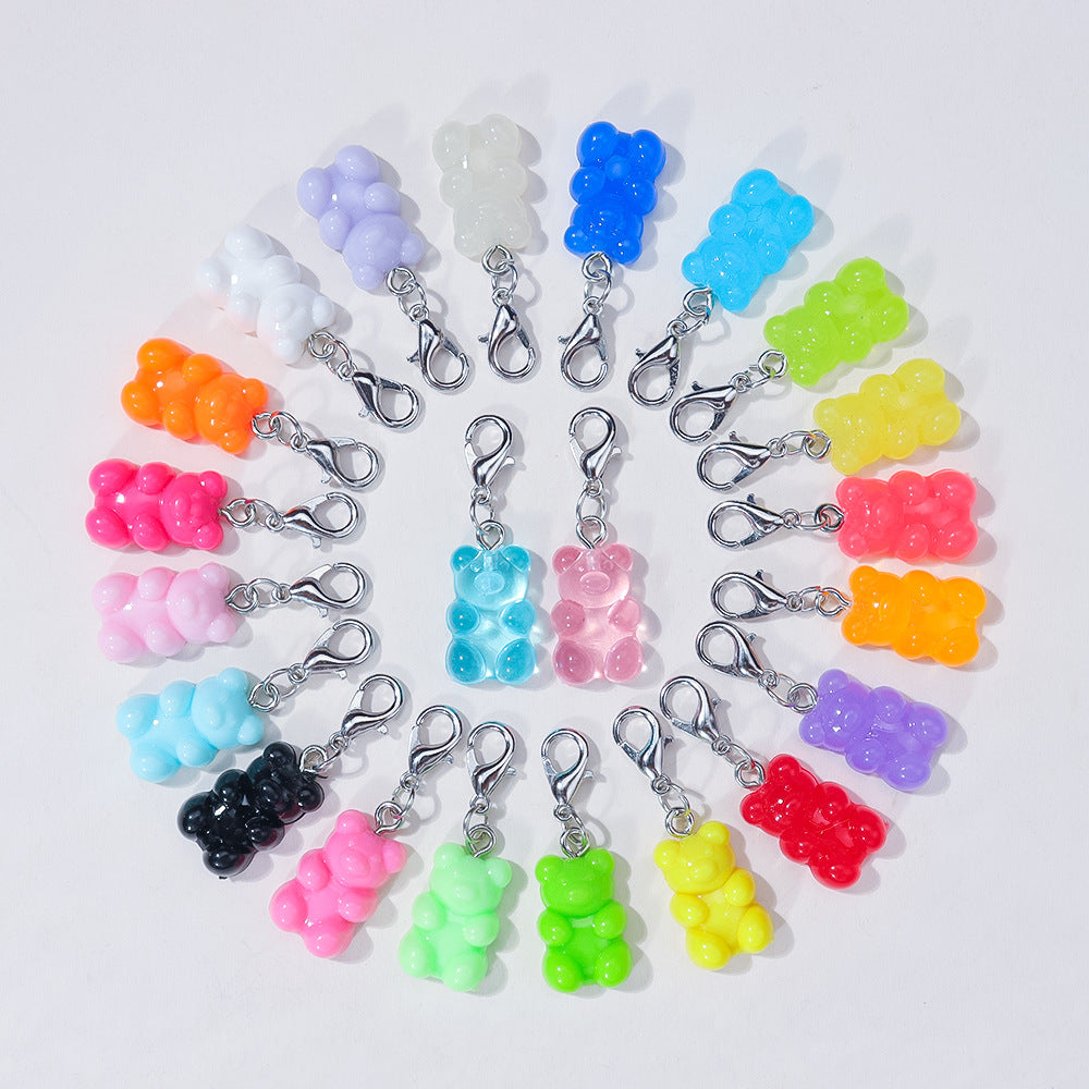 Vibrant Bear Mini Keychains