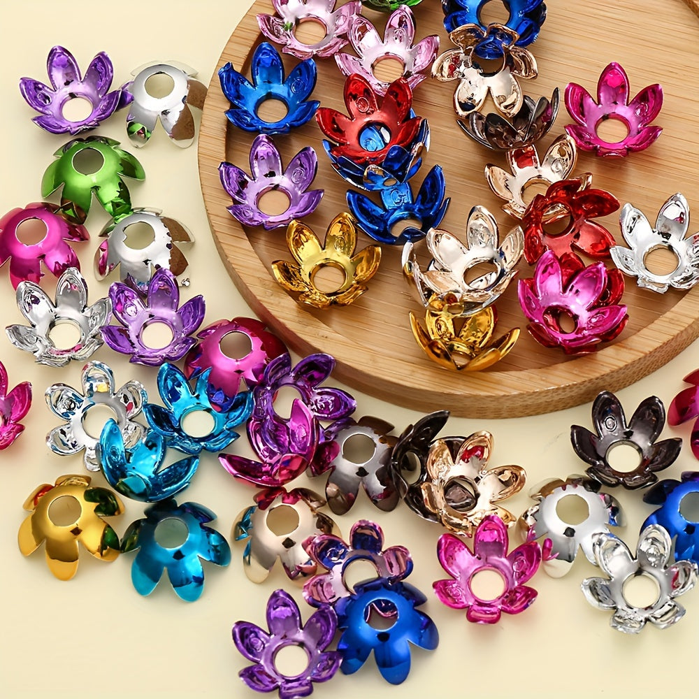 20PCS 16mm Multicolor Lotus Acrylic Bead Set