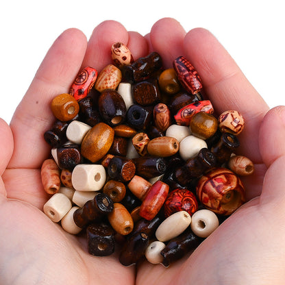 Mixed Irregular Wooden Beads