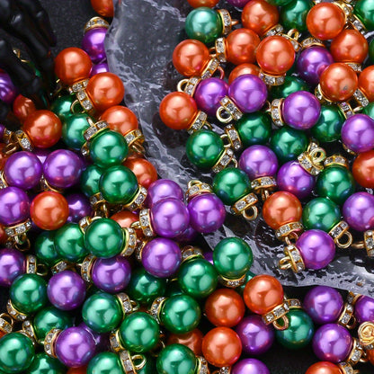 Halloween Acrylic Pearl Charm Set
