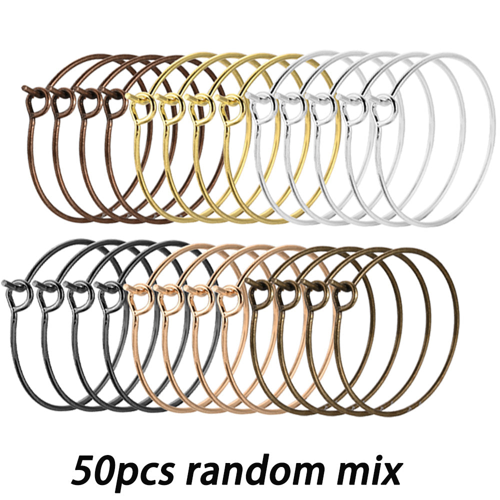 Mixed Alloy Earring Hoop Set