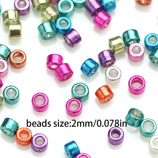Antique Glass Rice Beads
