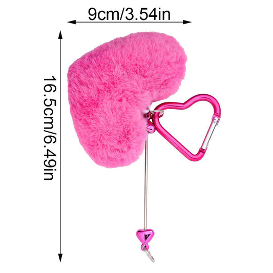 Heart Pom Pom Keychain Making Kit