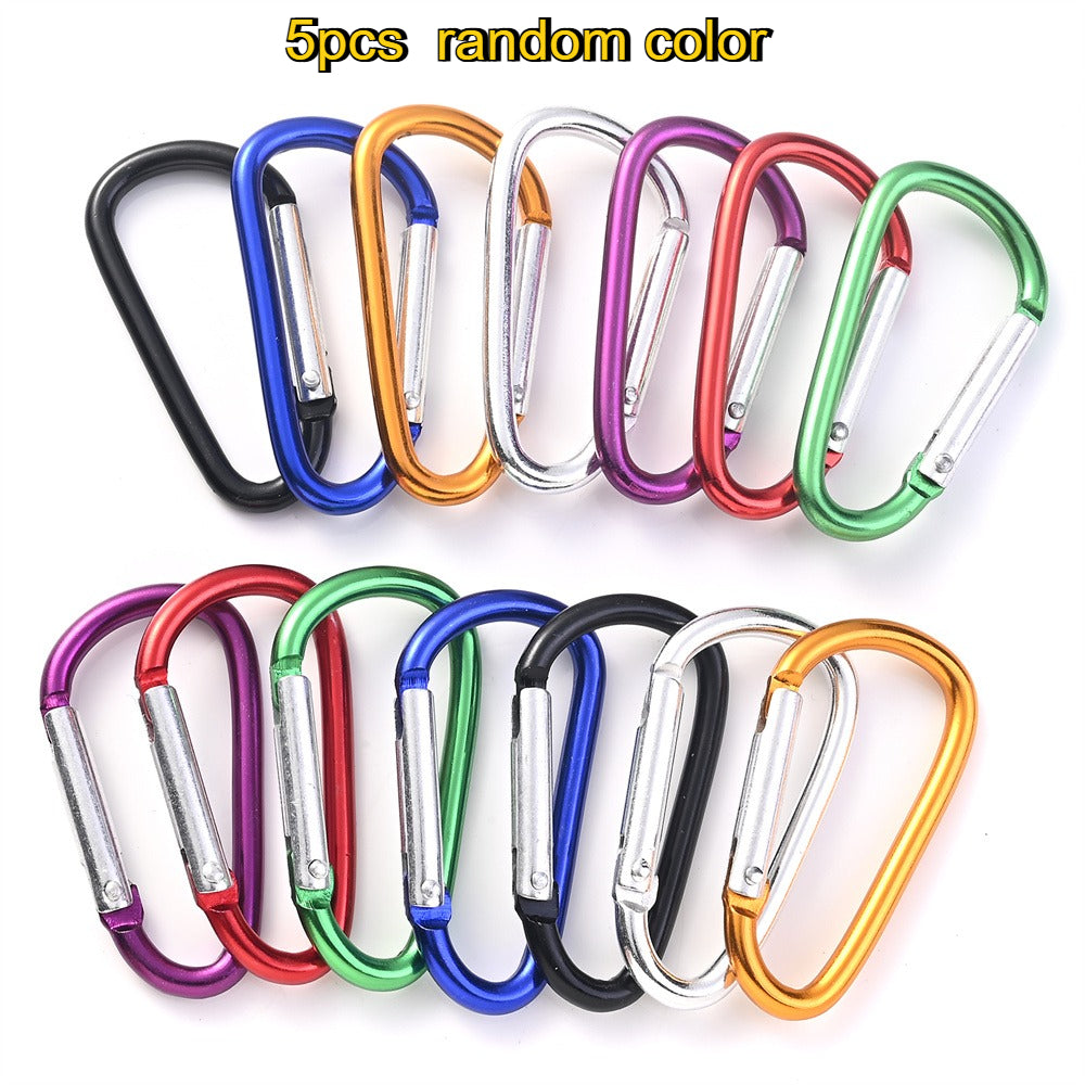 5/30/100-Piece 45x24 mm Mixed Color Aluminum Alloy Keychains