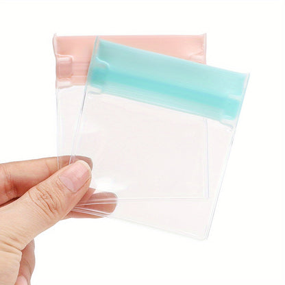 10-Piece Clear Plastic Self-Sealing Jewelry Packaging Bags