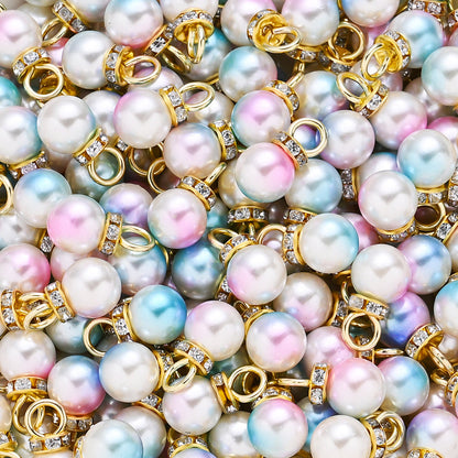 20-Piece 10 mm Iridescent Mermaid Bead Set