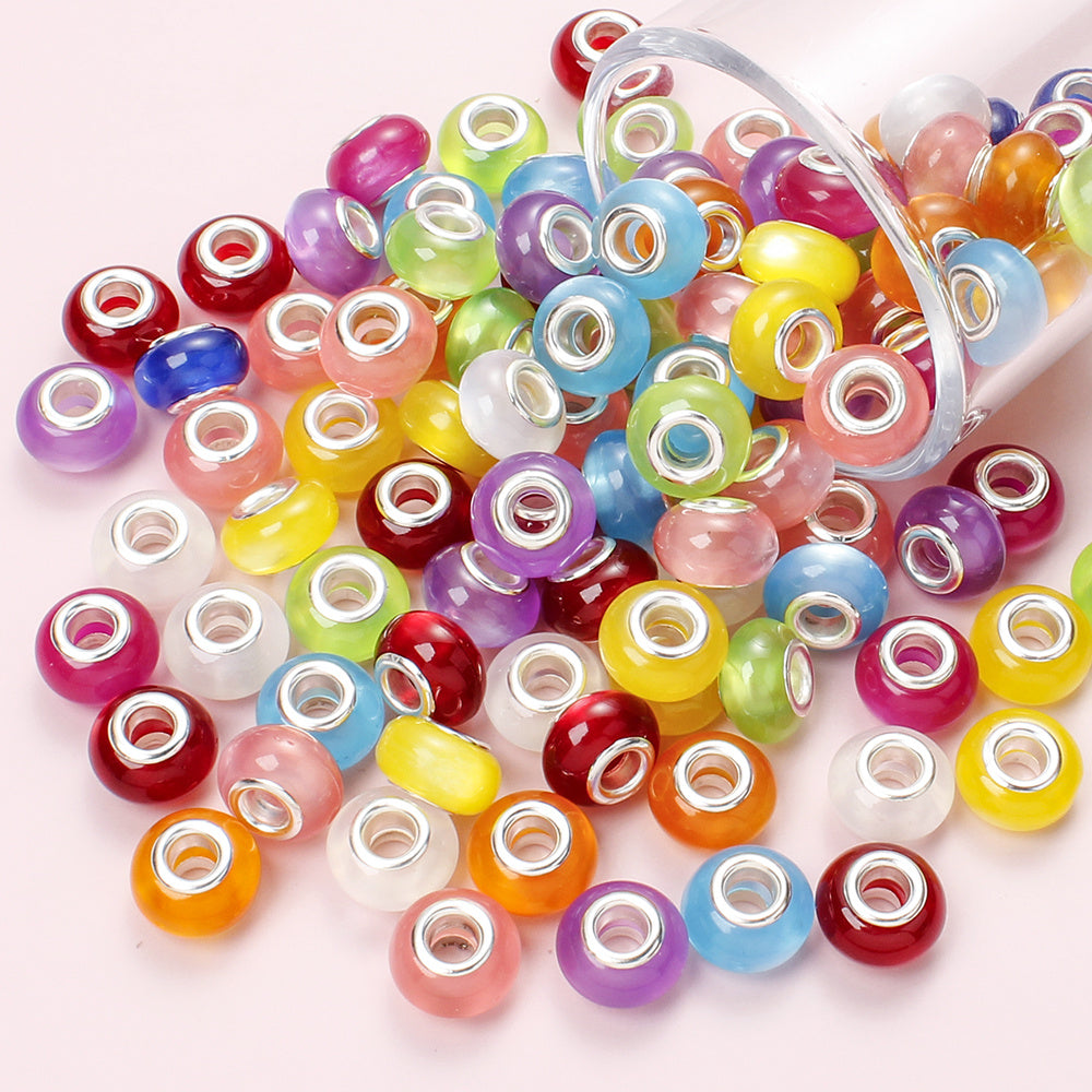 Resin Cat’s Eye Large Hole Beads
