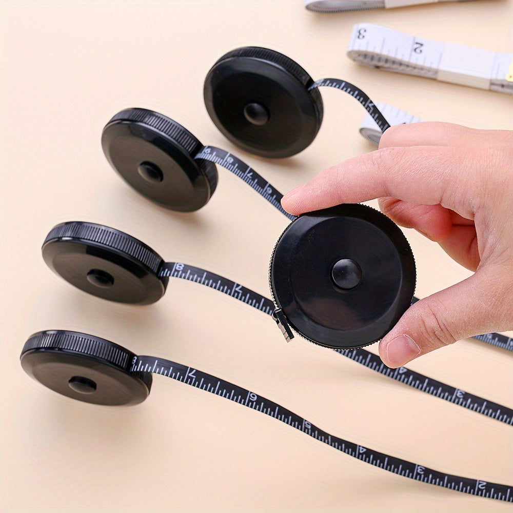1SET Mini Retractable Soft Measuring Tape