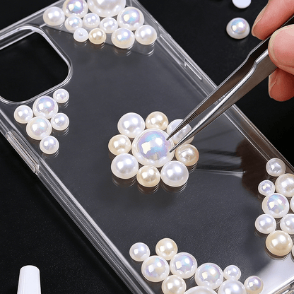 Classic Rhinestone & Pearl Bead Mix