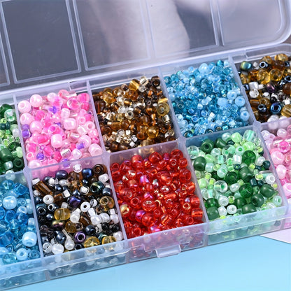 750PCS 2/3/4mm Mixed Glass Beads - 20g