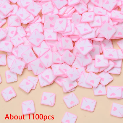 Love Polymer Clay Beads