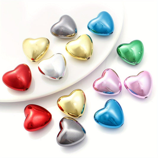 Heart Acrylic Beads