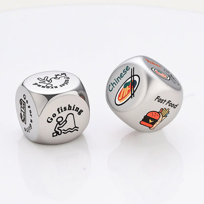 Stainless Steel Decision Dice Set