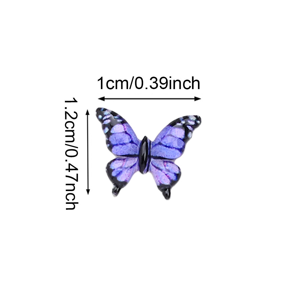 Mixed Butterfly Nail Art Decorations