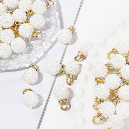 10/20pcs Acrylic Mulberry Imitation Pearl Pendant Beads