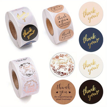Floral Thank You Stickers