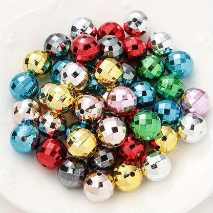 Polygonal Ball Acrylic Beads