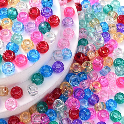 Mixed Heart Butterfly Acrylic Beads
