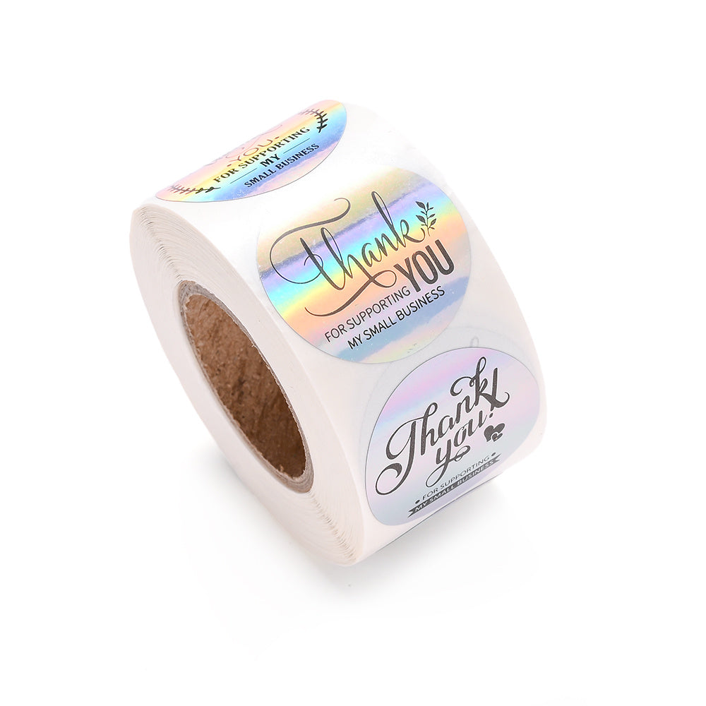Floral Thank You Stickers
