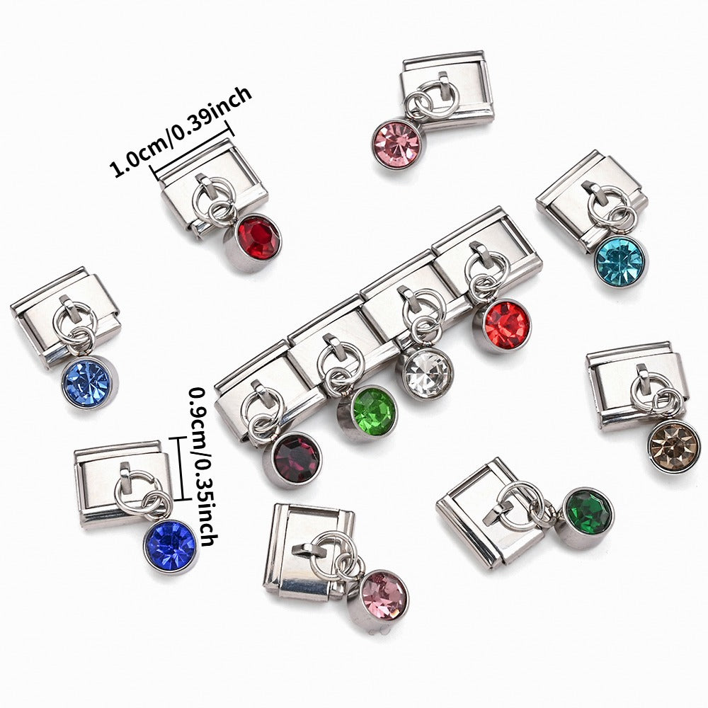 Mixed Style Stainless Steel Modular Charms