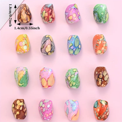 Irregular Shape Acrylic Beads