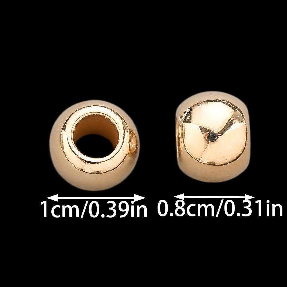 Large Hole CCB Spacer Beads