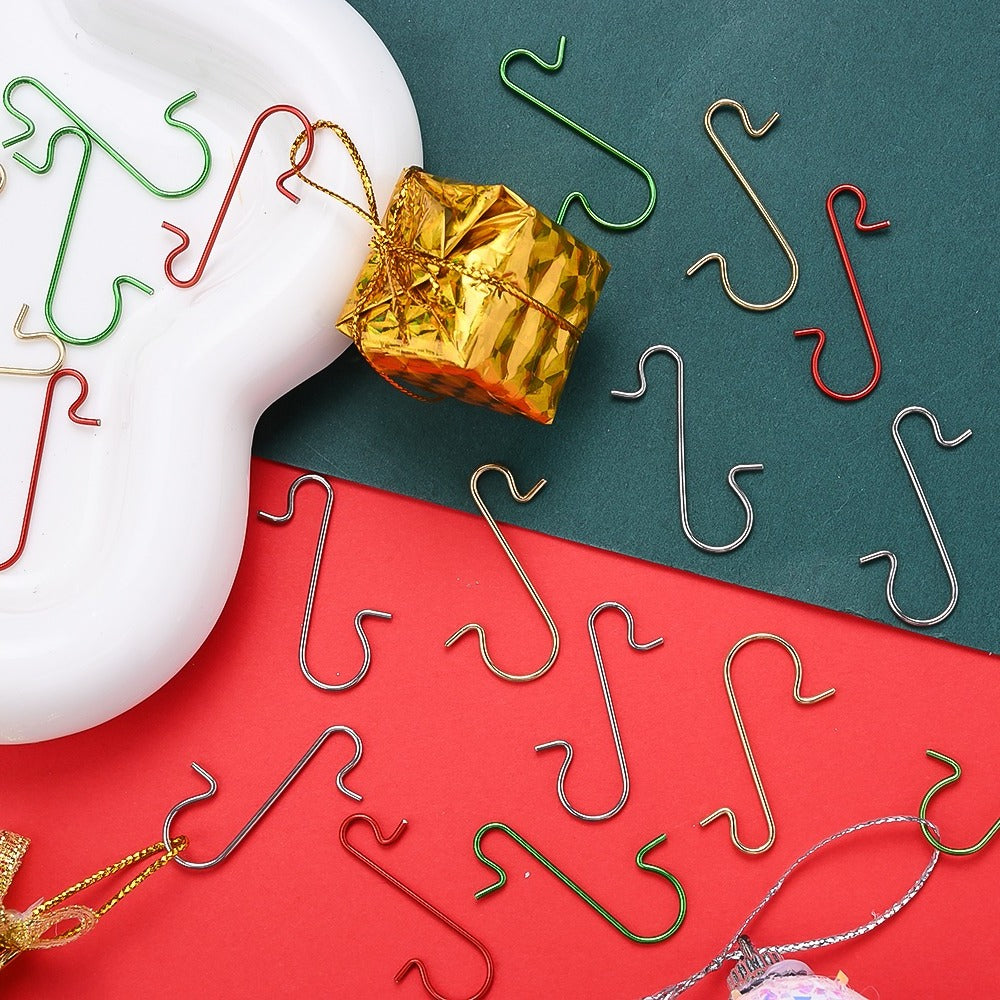 20PCS 30mm Christmas Ornament Hanging Hooks