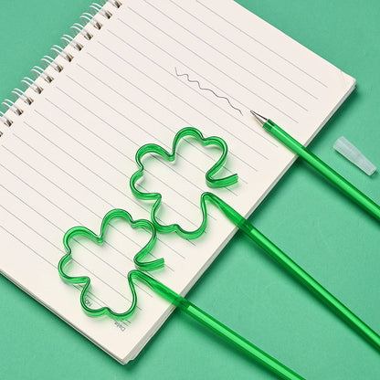 St. Patrick's Day Lucky Clover Pens