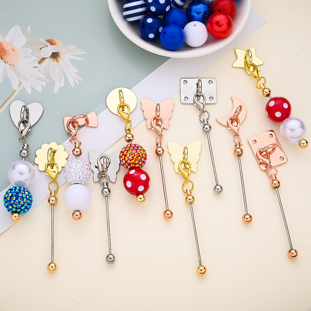 DIY Keychain Making Kit with Flatback Charms