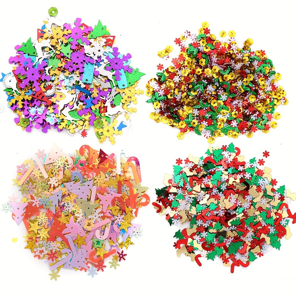 Christmas Theme Mini Sequin Beads