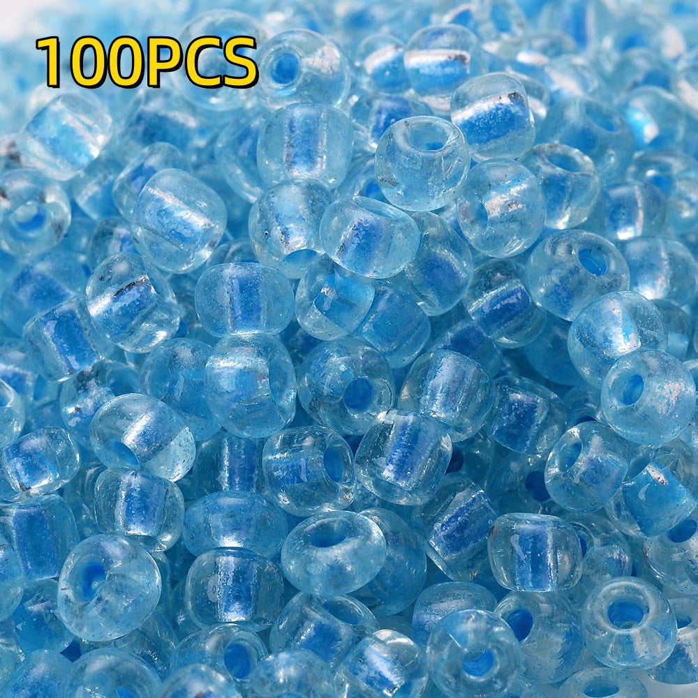 100pcs 4mm Vibrant Czech Glass Seed Beads