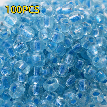 100pcs 4mm Vibrant Czech Glass Seed Beads