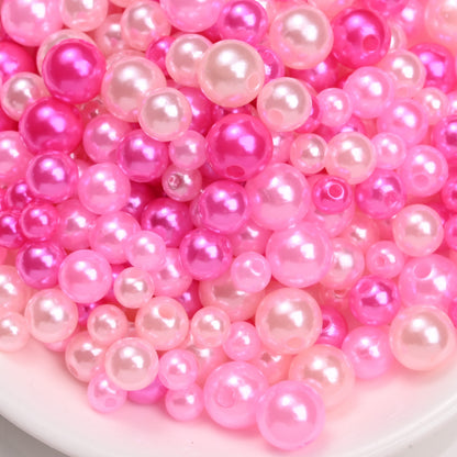 30g/bag 6/8/10mm Multicolor Imitation Pearl Acrylic Beads