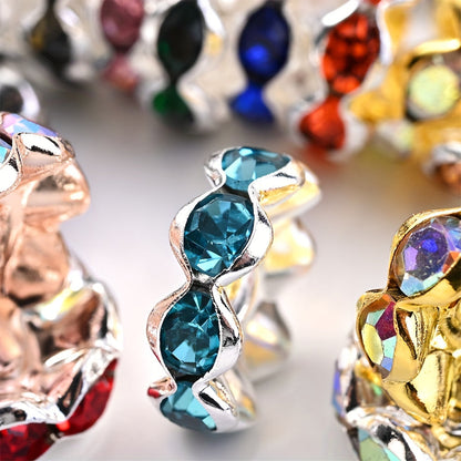 Alloy Wave Edge Spacer Beads