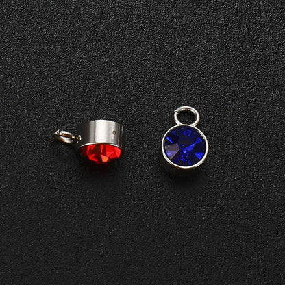 Birthstone Alloy Pendants