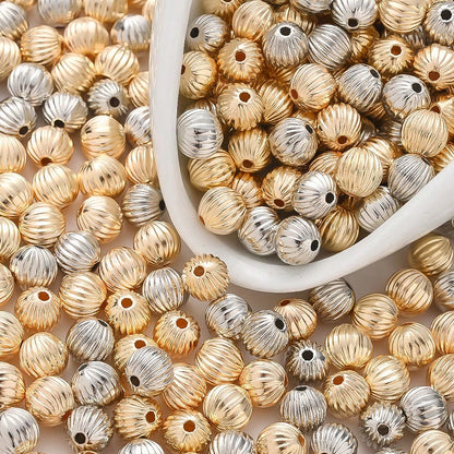 Vintage CCB Pumpkin Beads