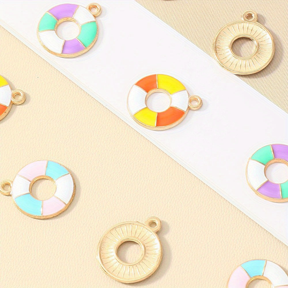 Life Buoy Drip Pendant Charms