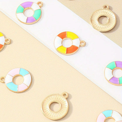 Life Buoy Drip Pendant Charms