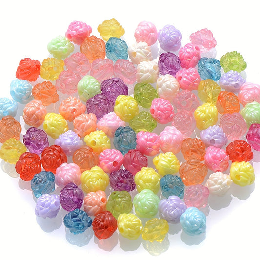 Rose Acrylic Beads