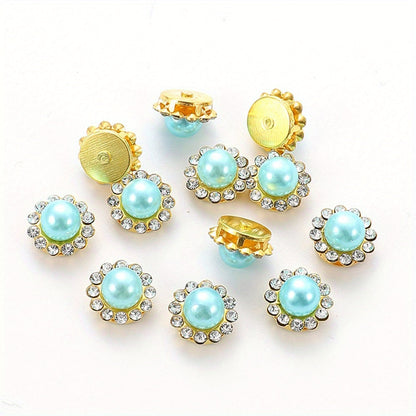 Acrylic Diamond Imitation Pearl Patches