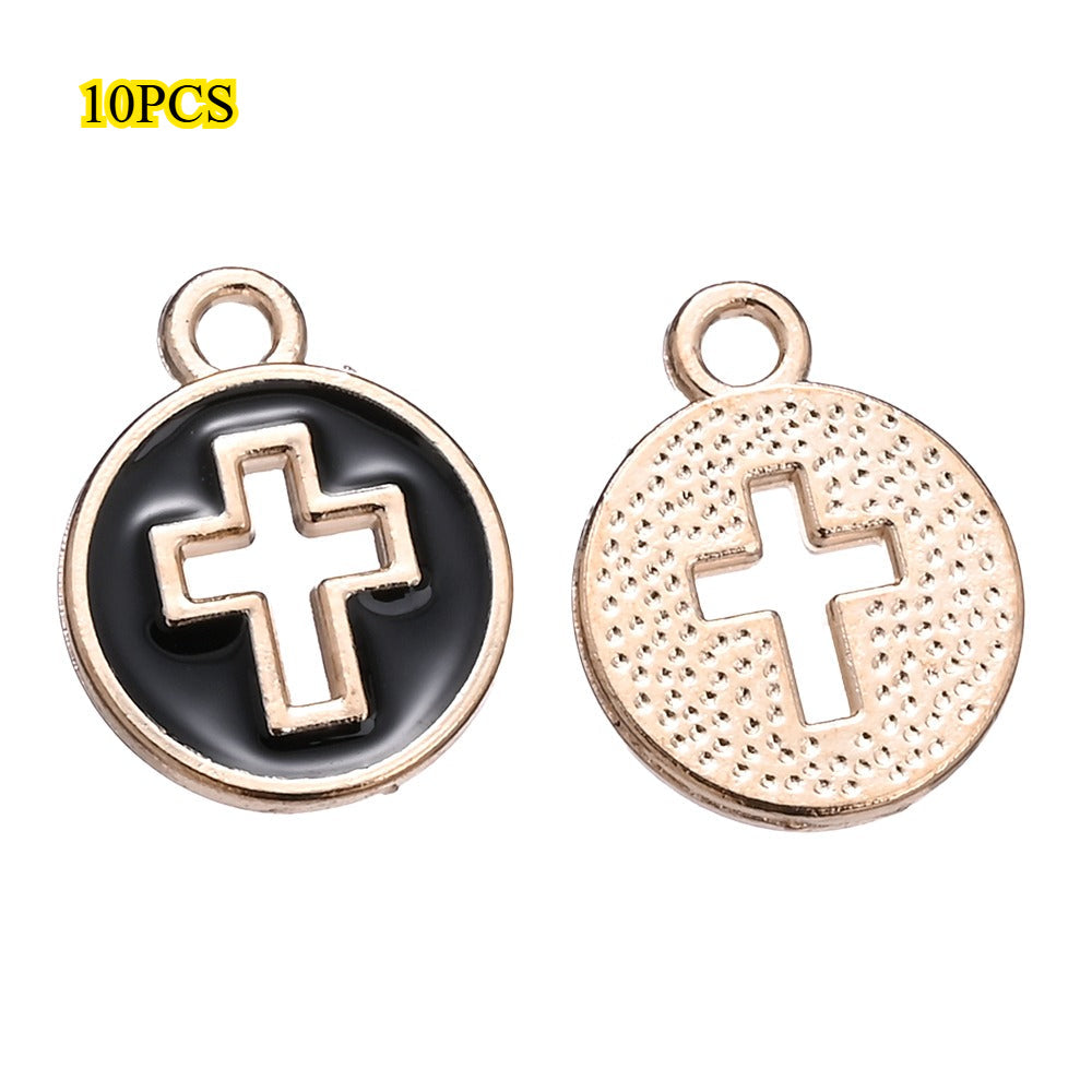Enamel Cross Pendant Charms