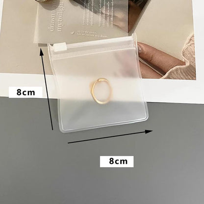 8 cm Square Reusable EVA Jewelry Storage Bags