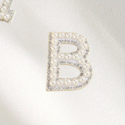 Alphabet Flatback Decorative Bead