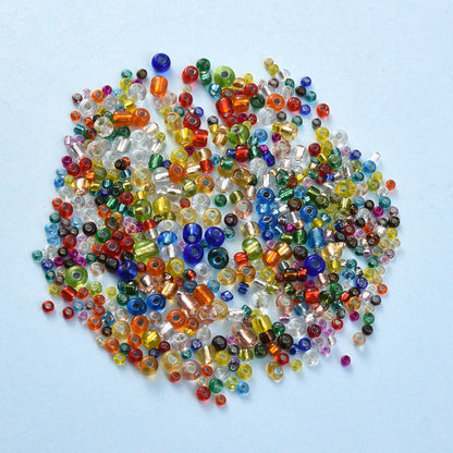 2500/5000/10000PCS 2/3/4mm Silver-Lined Glass Seed Beads