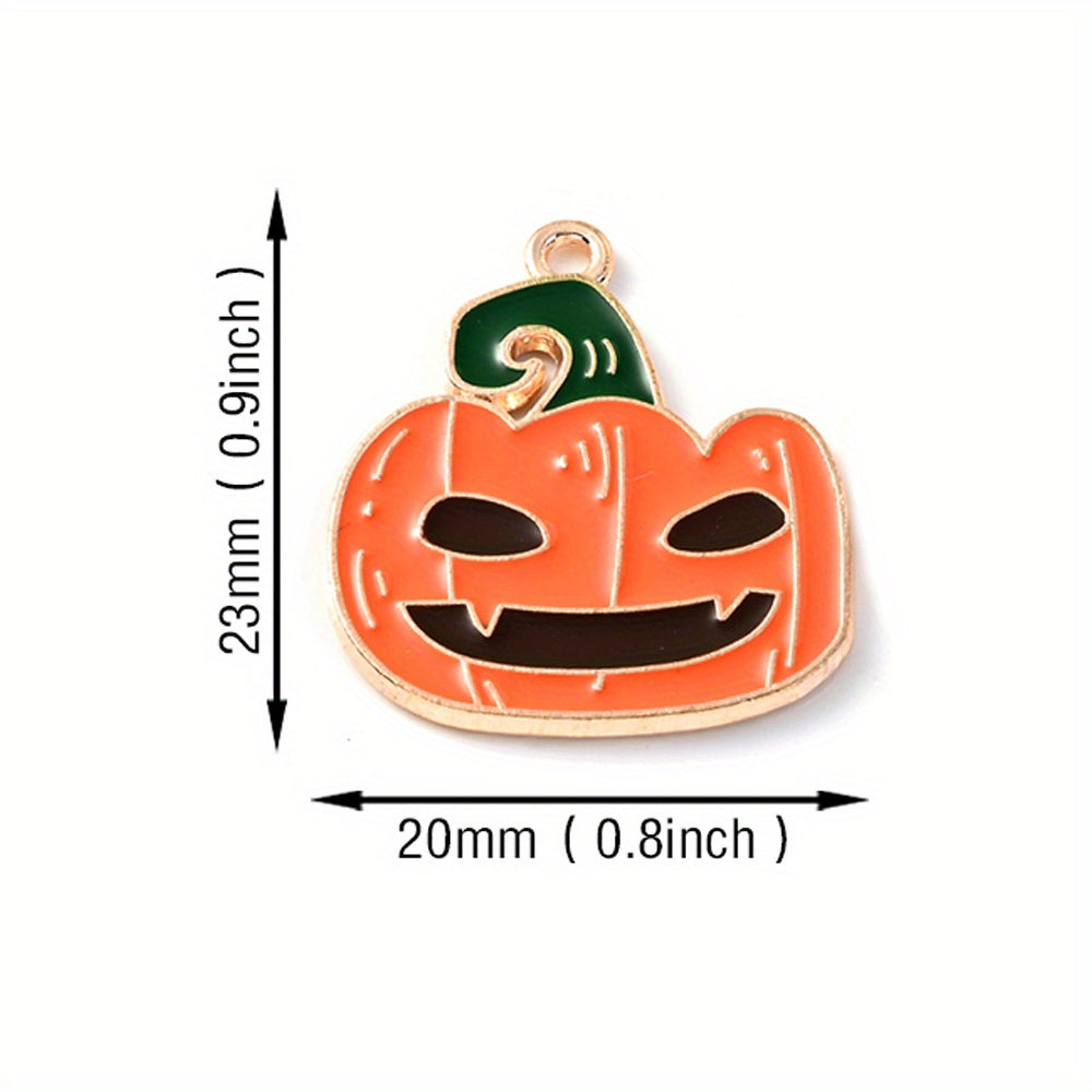 Halloween Alloy Enamel Pendants