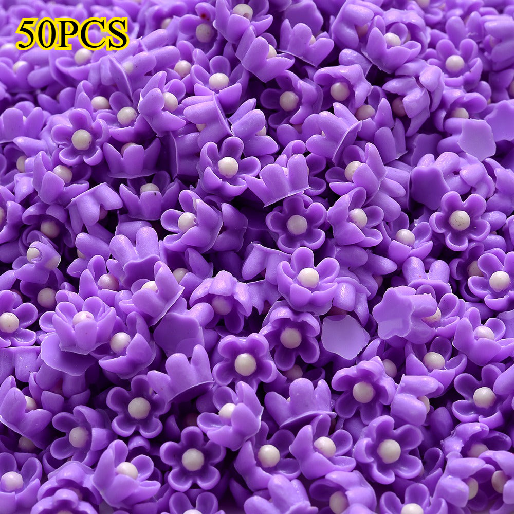 Cherry Blossom Resin Adhesive Beads