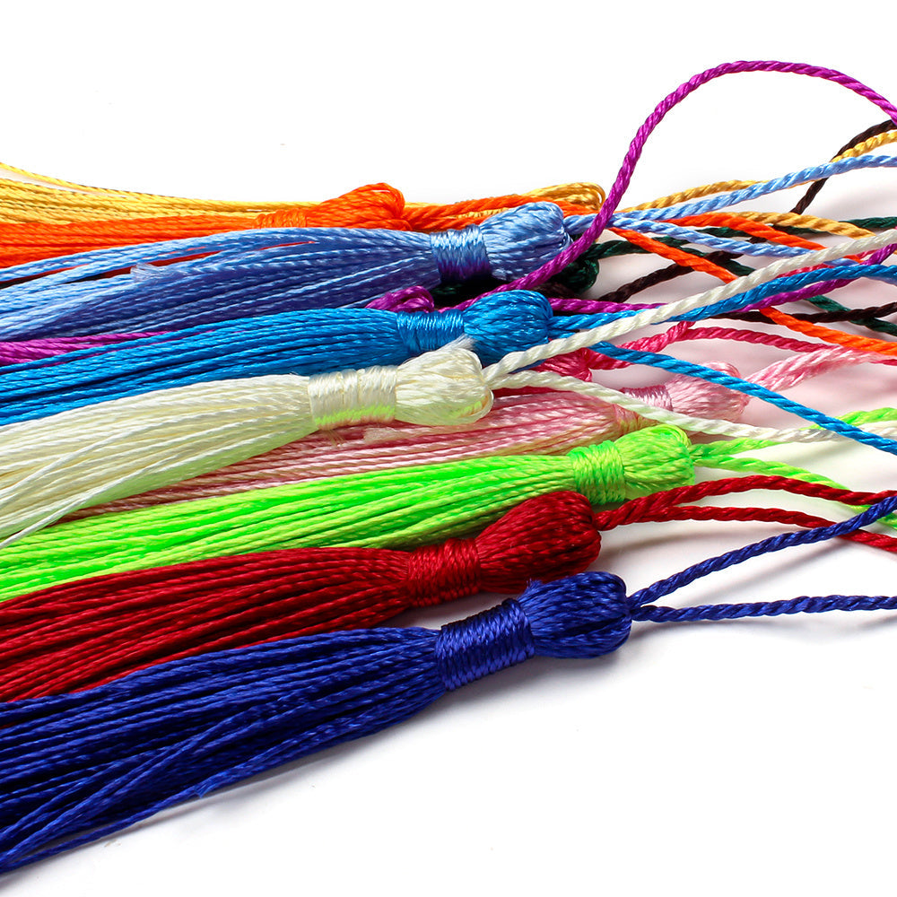 Vibrant Long Tassel Set